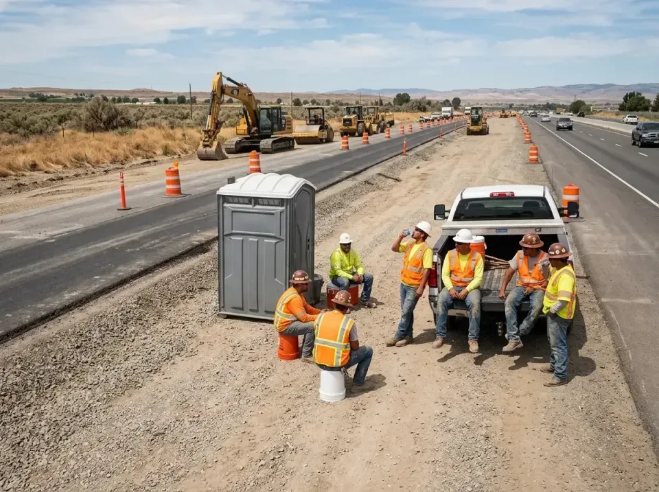 highway-road-construction-crew-007 — frequently asked questions, Porta Potty and Restroom Rentals in Parkland, FL